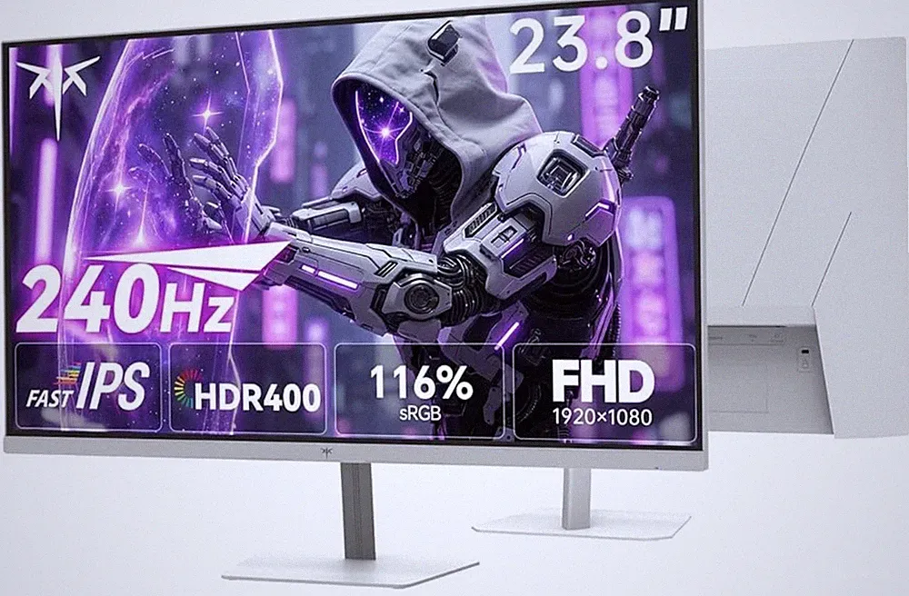 KTC 24 Inch 240Hz Gaming Monitor, 1080P Computer Monitor Fast IPS, H24F7