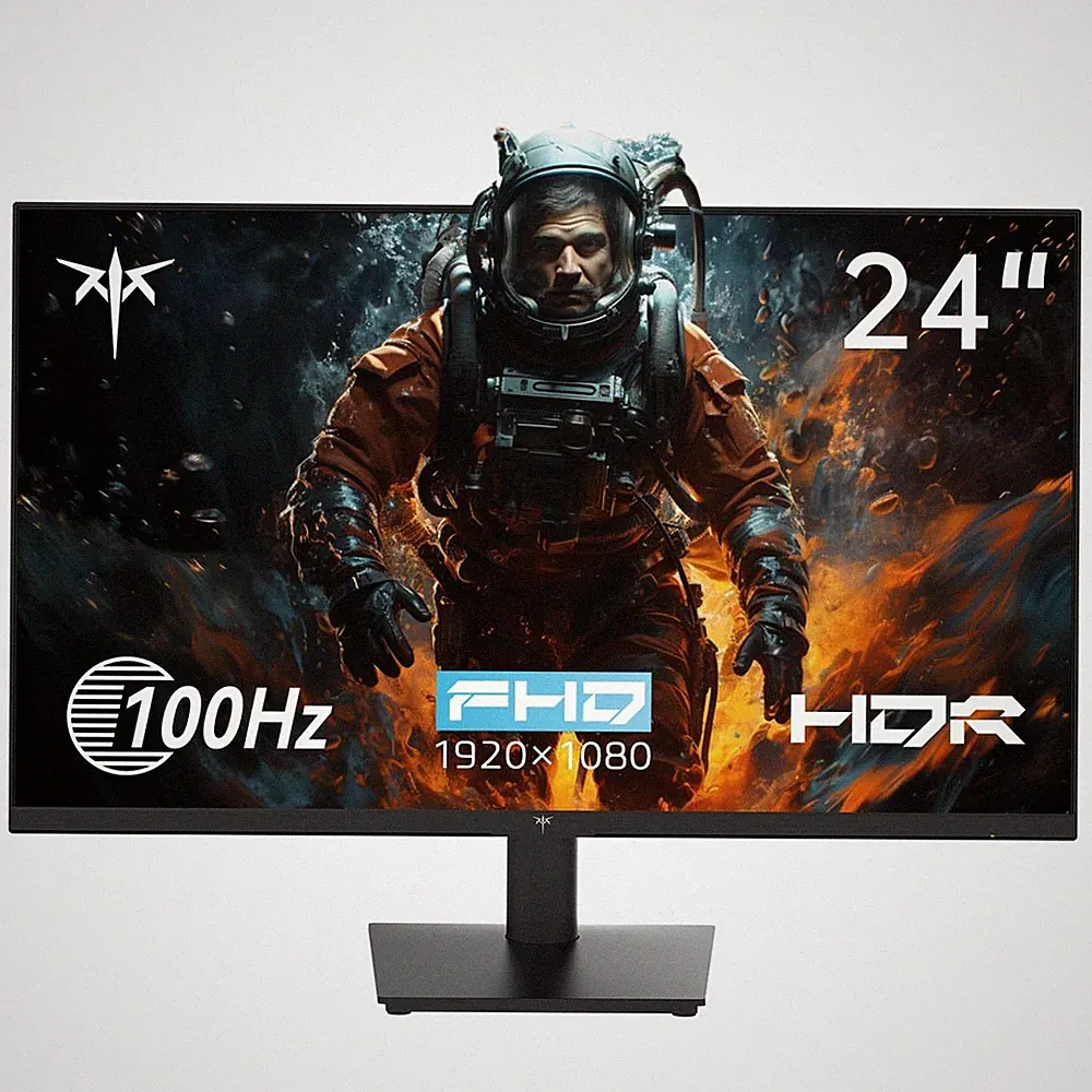 KTC 24 Inch Monitor 1080p 100Hz Freesync Stylish Design for Gaming and Office...