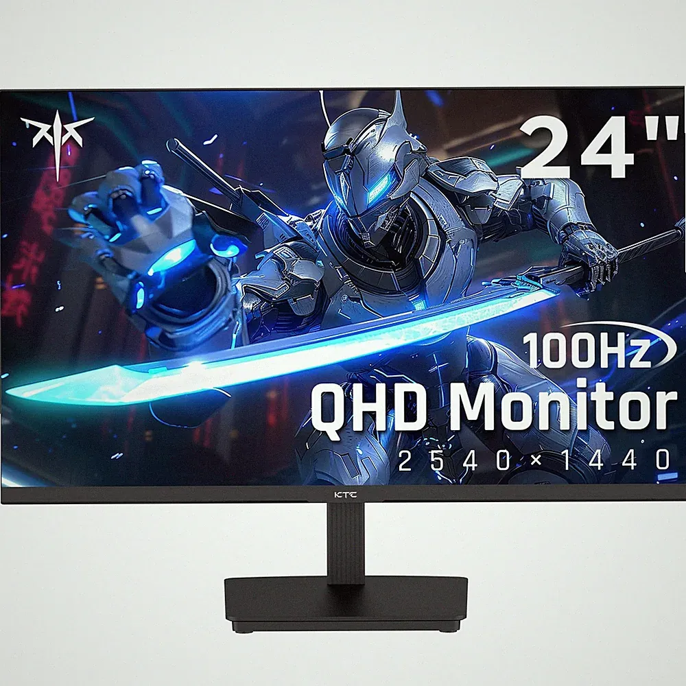 KTC 24 Inch QHD IPS Computer Monitor, 100Hz Zero-Frame 2K for Gaming Office |...