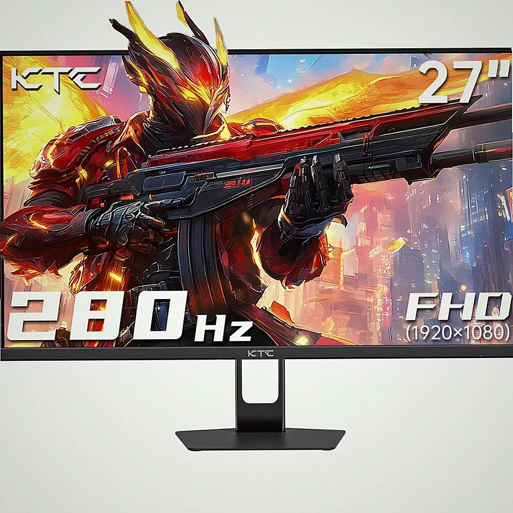 KTC 27'' FHD 280Hz VA 1080P 240Hz PC Gaming Monitor GTG 1ms Adaptive-Sync