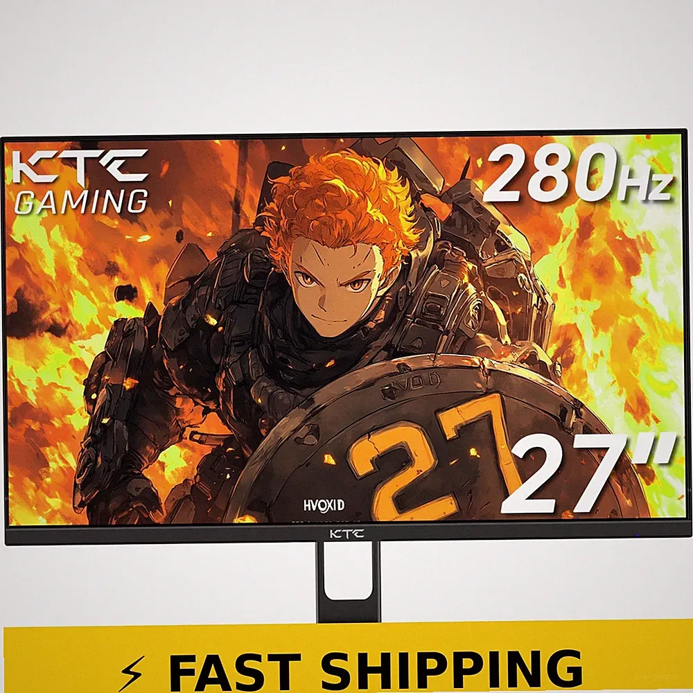 KTC 27 Inch 280Hz FHD Gaming Monitor, 1ms GTG, Fast VA