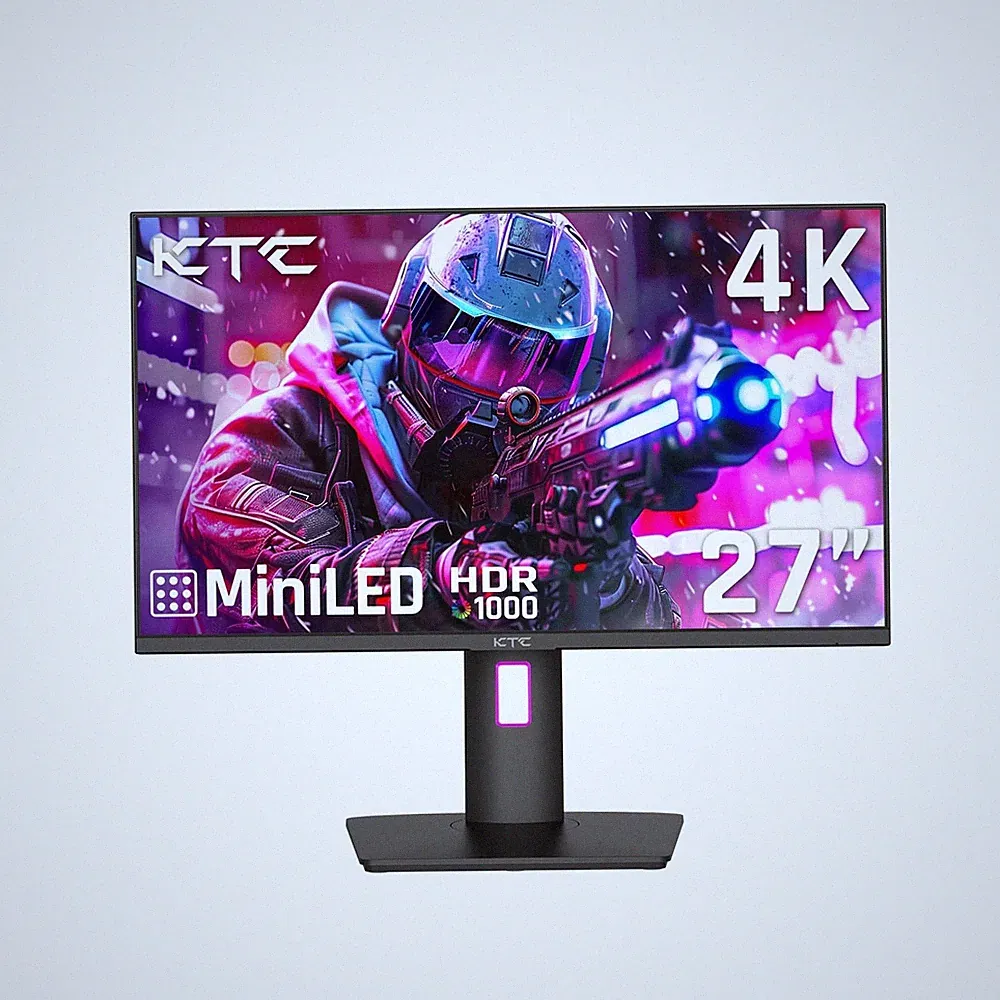 KTC 27 Inch 4K Mini LED Monitor, Fast IPS, HDR1000 160Hz 144Hz Gaming Monitor...