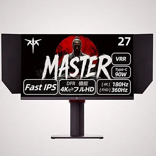 KTC 27-inch Gaming Monitor 4K@160Hz / FHD@320Hz Dual Mode Fast IPS 1ms Response