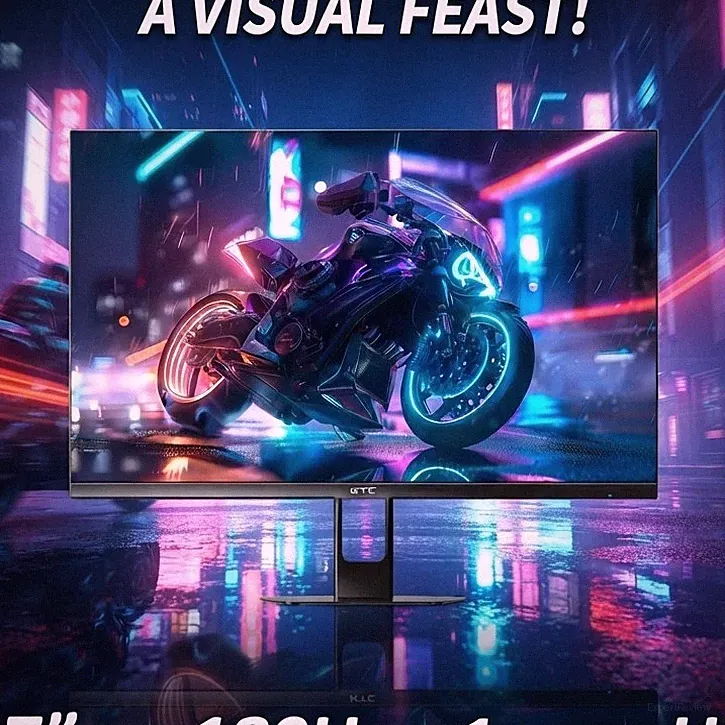 KTC 27in Fast IPS Gaming Monitor FHD 180Hz 1ms HDR FreeSync Borderless Tilt