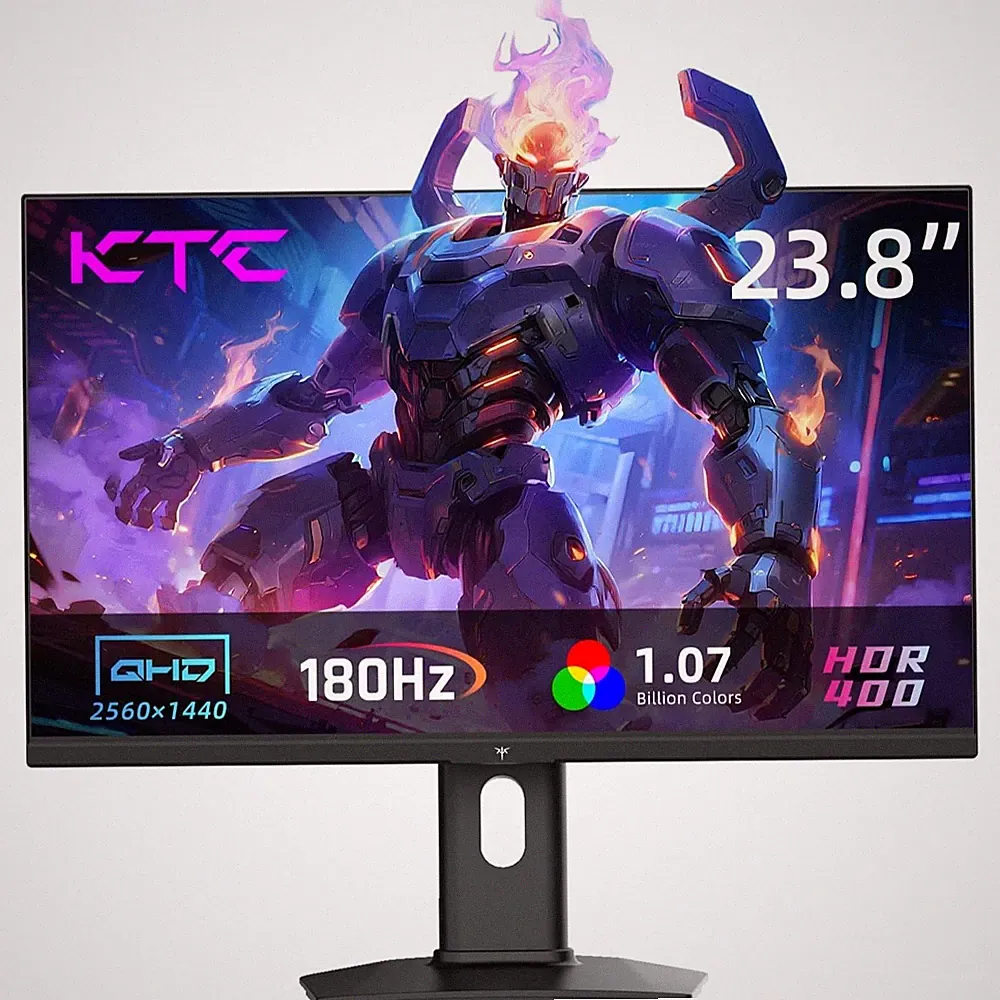 KTC H24T7 24" Computer Gaming Monitor QHD 180Hz Fast IPS 1440p Height Adjustable