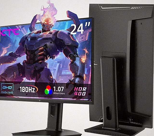 KTC H24T7 24"QHD Fast IPS Gaming Monitor 185Hz 1ms HDR400 FreeSync G-Sync VESA