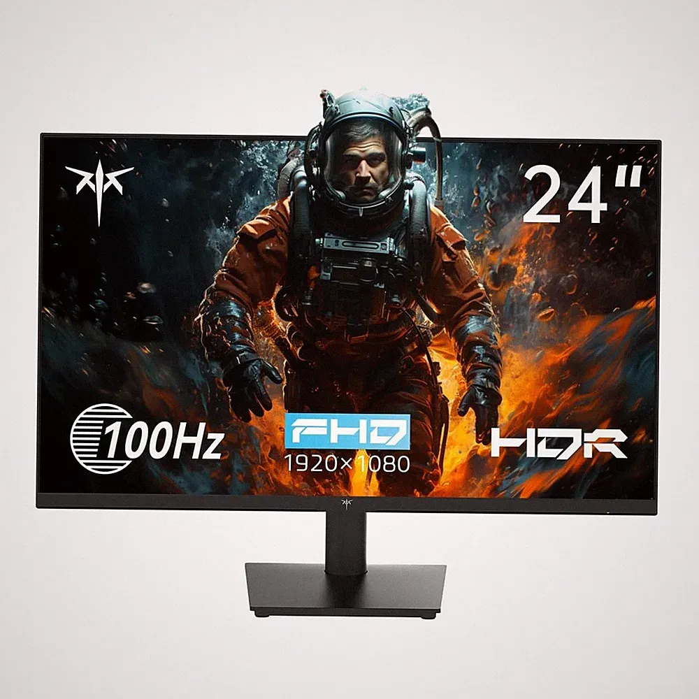 KTC H24V13 24'' 1080P HD Computer Monitor 100Hz HDR10 Frameless Gaming Monitor