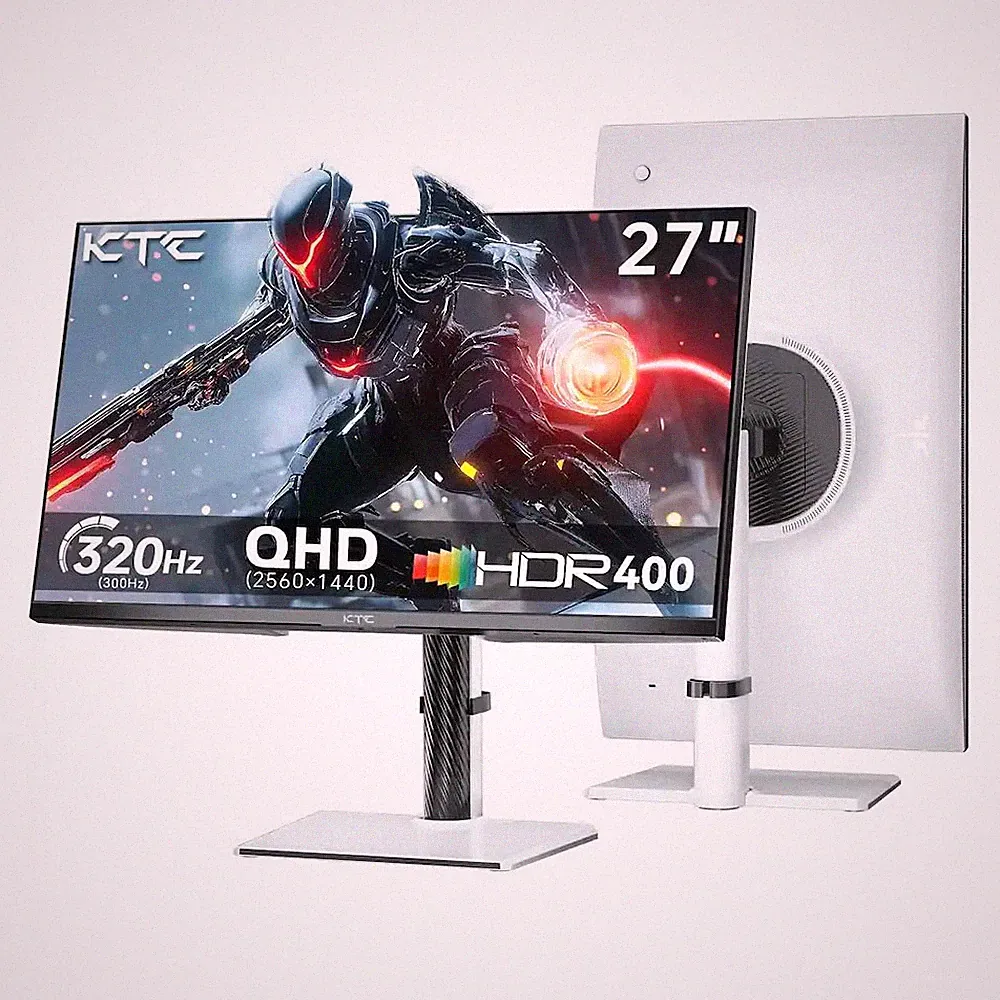KTC H27E6 27" Gaming Monitor,300Hz/320Hz Fast IPS,2K QHD 1440P 1ms PC Monitors