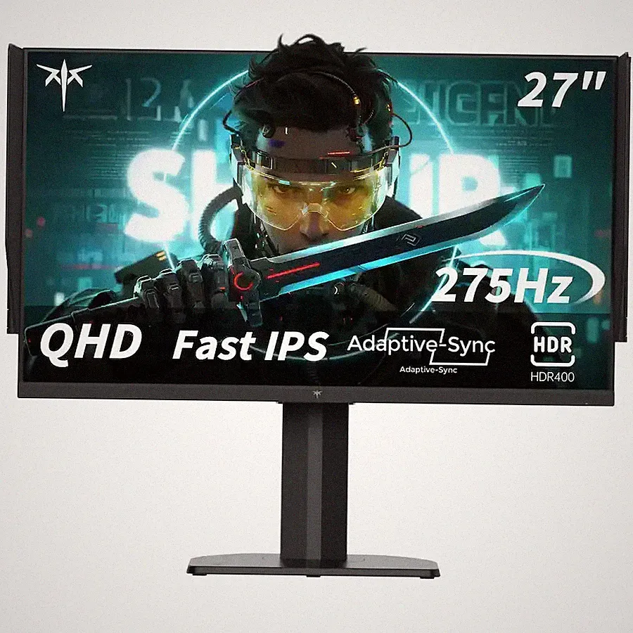 KTC - H27E8 Gaming Monitor, 27 inch 2560×1440 Fast IPS, 240Hz Refresh & 275Hz OC