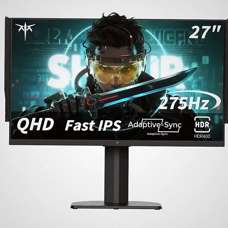 KTC H27E8 Gaming Monitor 27inch 2560×1440 Fast IPS,240Hz-275Hz,HDR400 PC Monitor
