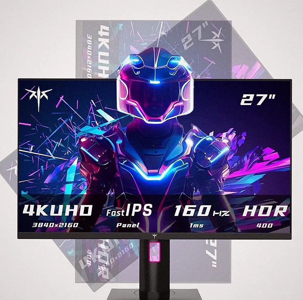 KTC H27P22S 27'' 4K Gaming Monitor UHD 160Hz/144Hz 1ms Fast IPS Pivot Adjustable