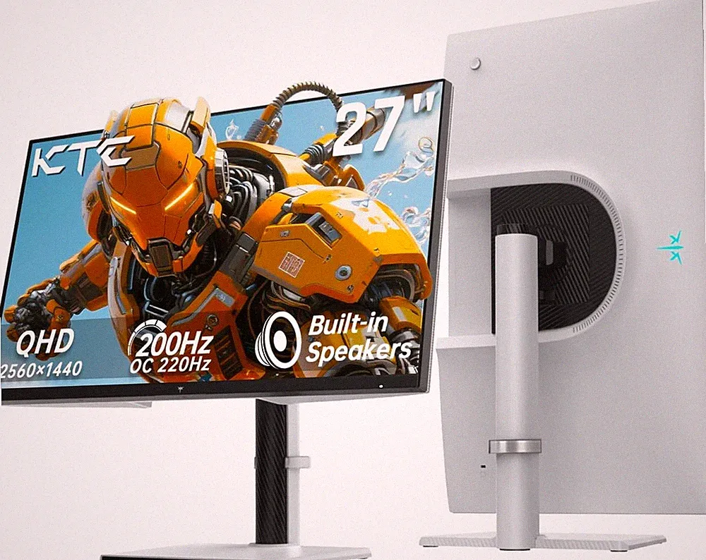 KTC H27T6 27" Gaming Monitor 2K 1440P 200Hz,Fast IPS,Adaptive Sync 1ms+Speakers