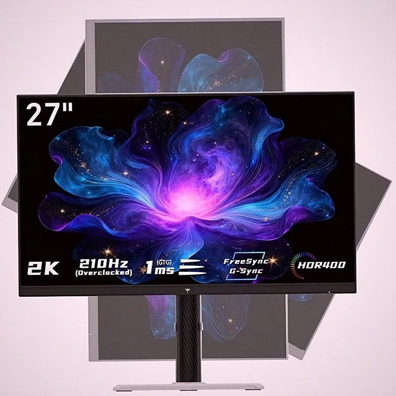 KTC H27T6 27'' IPS Gaming Monitor 200Hz 1440P Monitor with Speakers Up to 210Hz