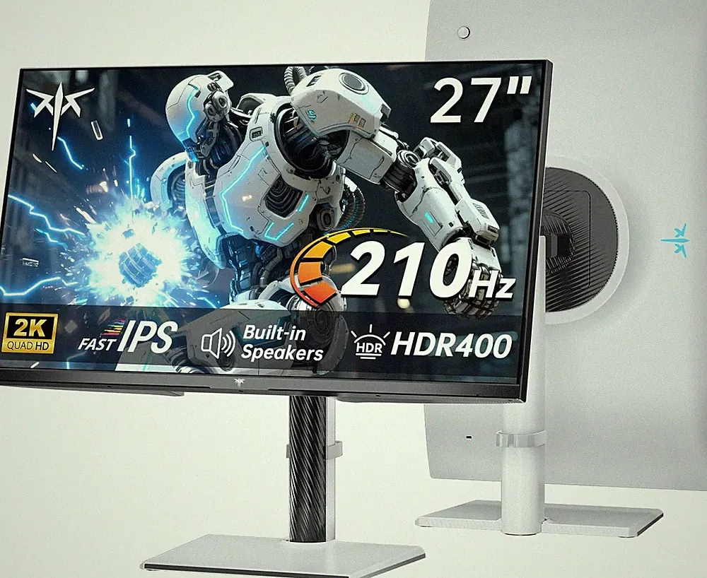 KTC H27T6 27inch Gaming Monitor 2K 210Hz,Fast IPS,1ms,Adaptive Sync PC Monitor
