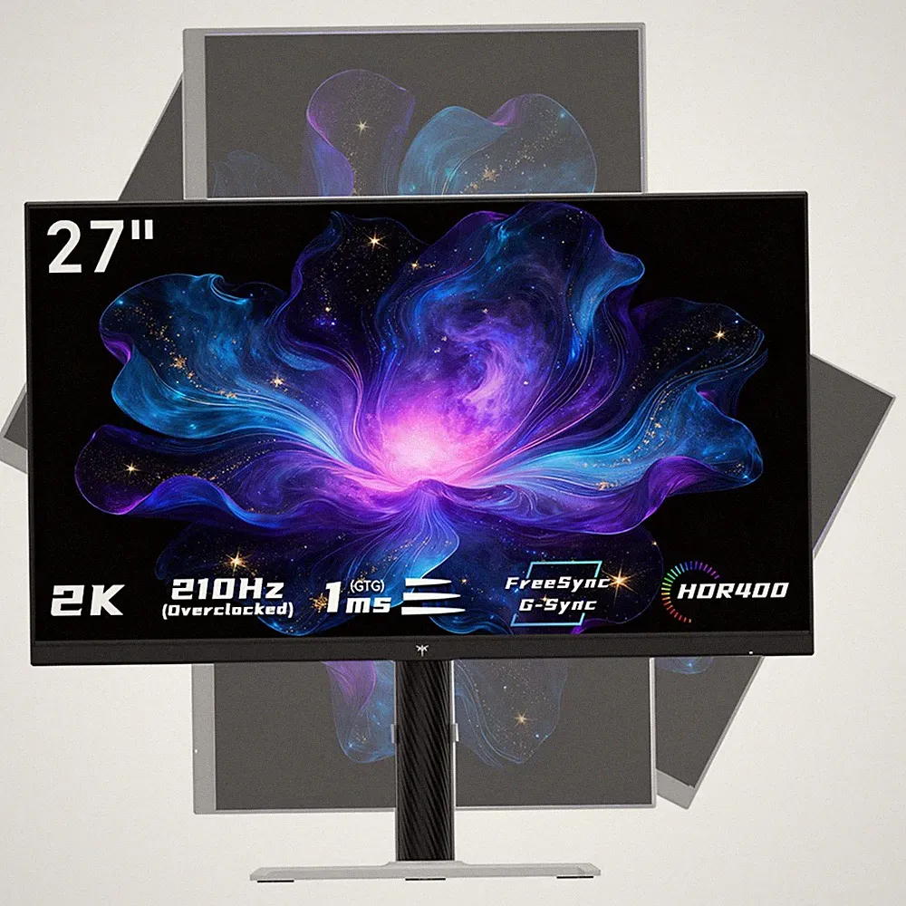 KTC H27T6 27inch Gaming Monitor,HDR400 2560x1440,210Hz Gaming Computer monitor