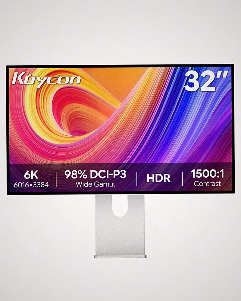 Kuycon G32X 32 inch 6K Ultra HD , IPS Black, For Mac / Designers
