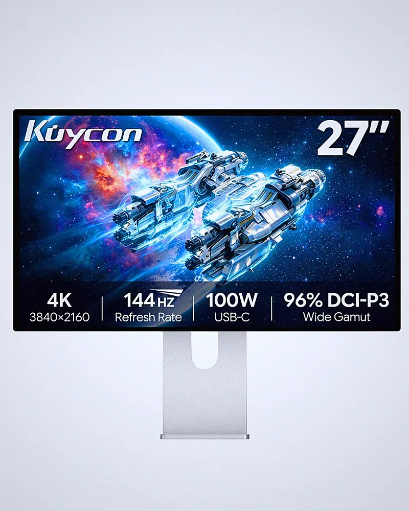 kuycon P27D Monitor 27 Inch 4K UHD 144Hz