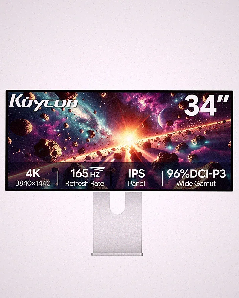 Kuycon Q34W 34 inch FHD (3840 x 1440) 4K 165HZ Gaming Monitor