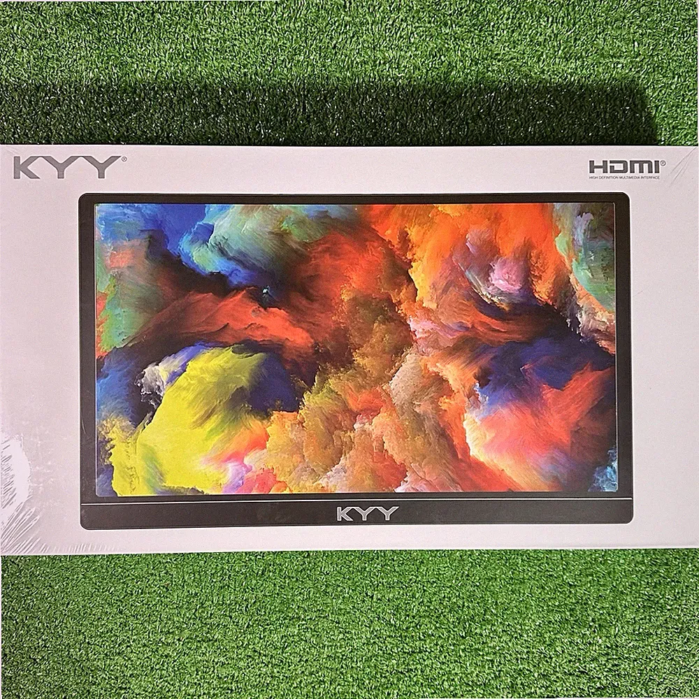 KYY 15.6inch 1080P FHD USB-C Portable Monitor HDMI Computer Display K3-1 Gaming