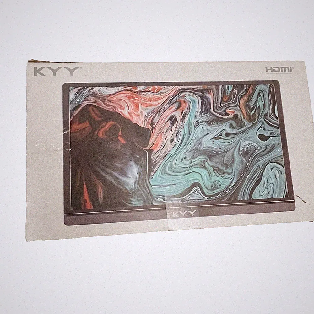 KYY 15.6inch 1080P FHD USB-C Portable Monitor HDMI Computer Display NEW Gray