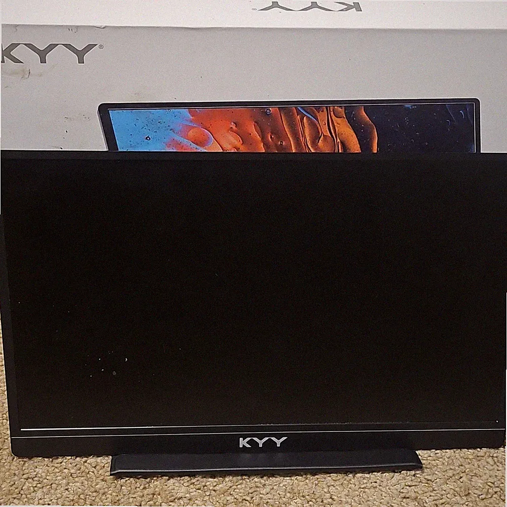 KYY Computer Monitor Black with Stand and Box