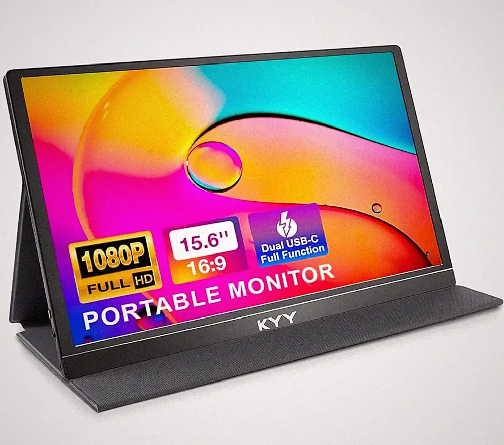 KYY K3 HDMI 1080P FHD IPS Portable USB Type-C Gaming Monitor 15.6 Inch