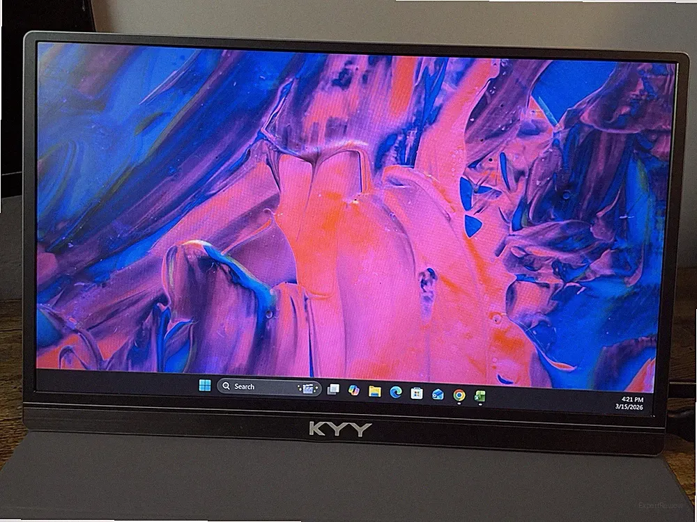 KYY K3 Portable Monitor Gray 15.6" Full HD IPS LED HD Multimedia USB-C