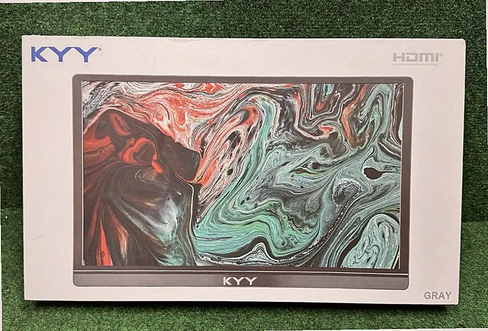 KYY Portable Monitor 15.6inch 1080P FHD USB-C, HDMI Computer Display HDR IPS LED