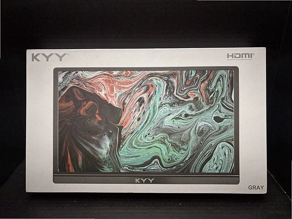 KYY Portable Monitor 15.6inch 1080P FHD USB-C, HDMI Computer Display HDR IPS LED