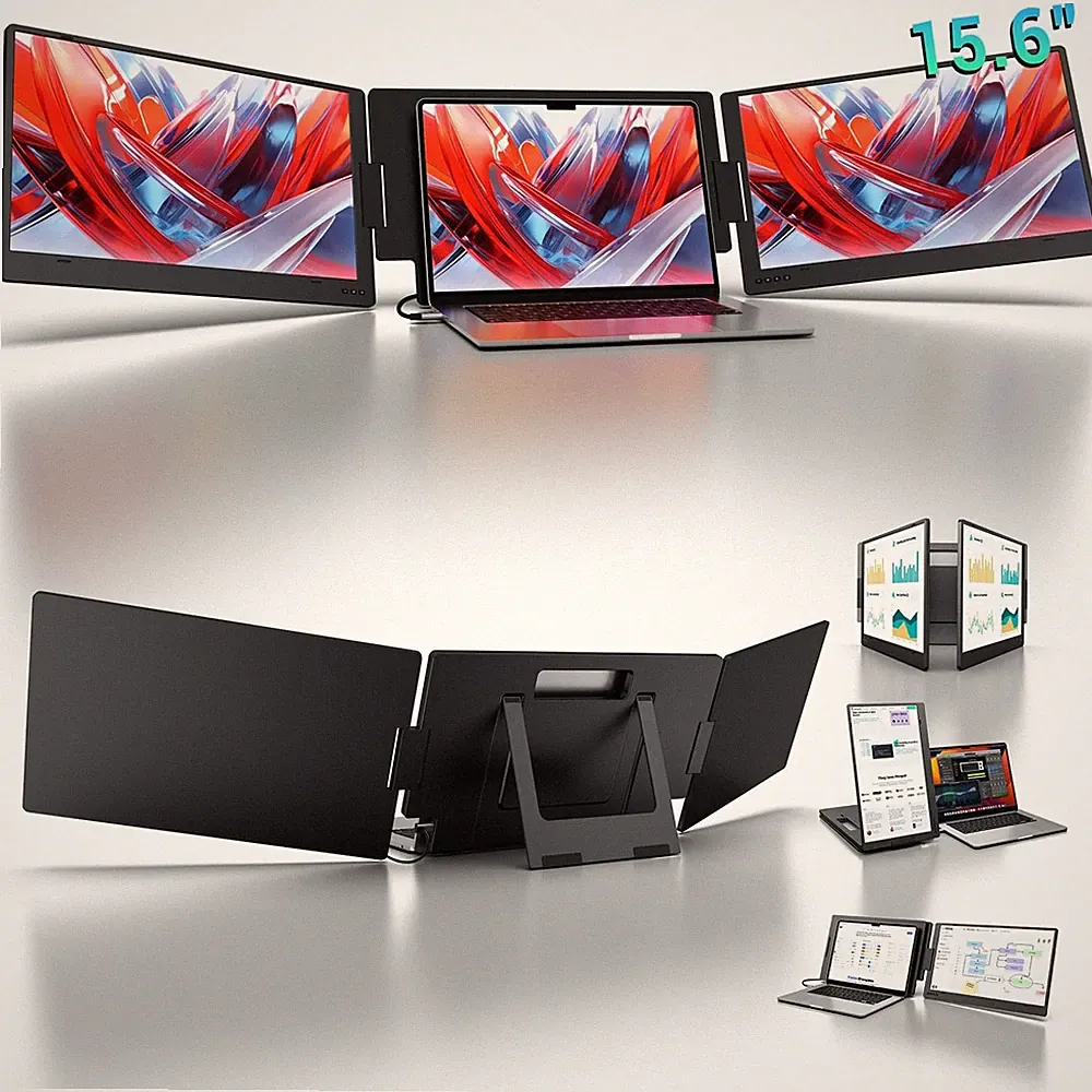 KYY X90 Double Laptop Screen Extender 14" 1080P FHD IPS Dual Monitor WindowsOnly