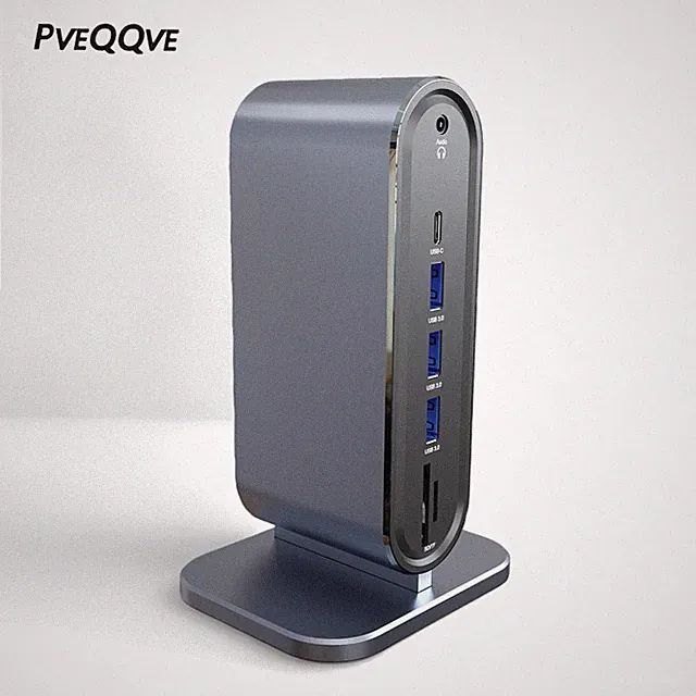 Laptop Docking Station dual monitor，USB Hub For Laptop With 4k HDMI 5Gbps USB3.0