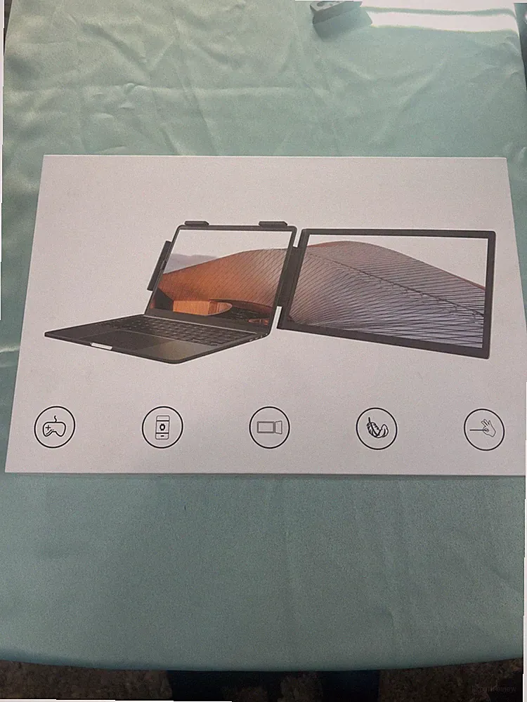 Laptop Screen Extender 14-inch, 1080P FHD Portable Monitor, Type-C/HDMI/USB-A Pl