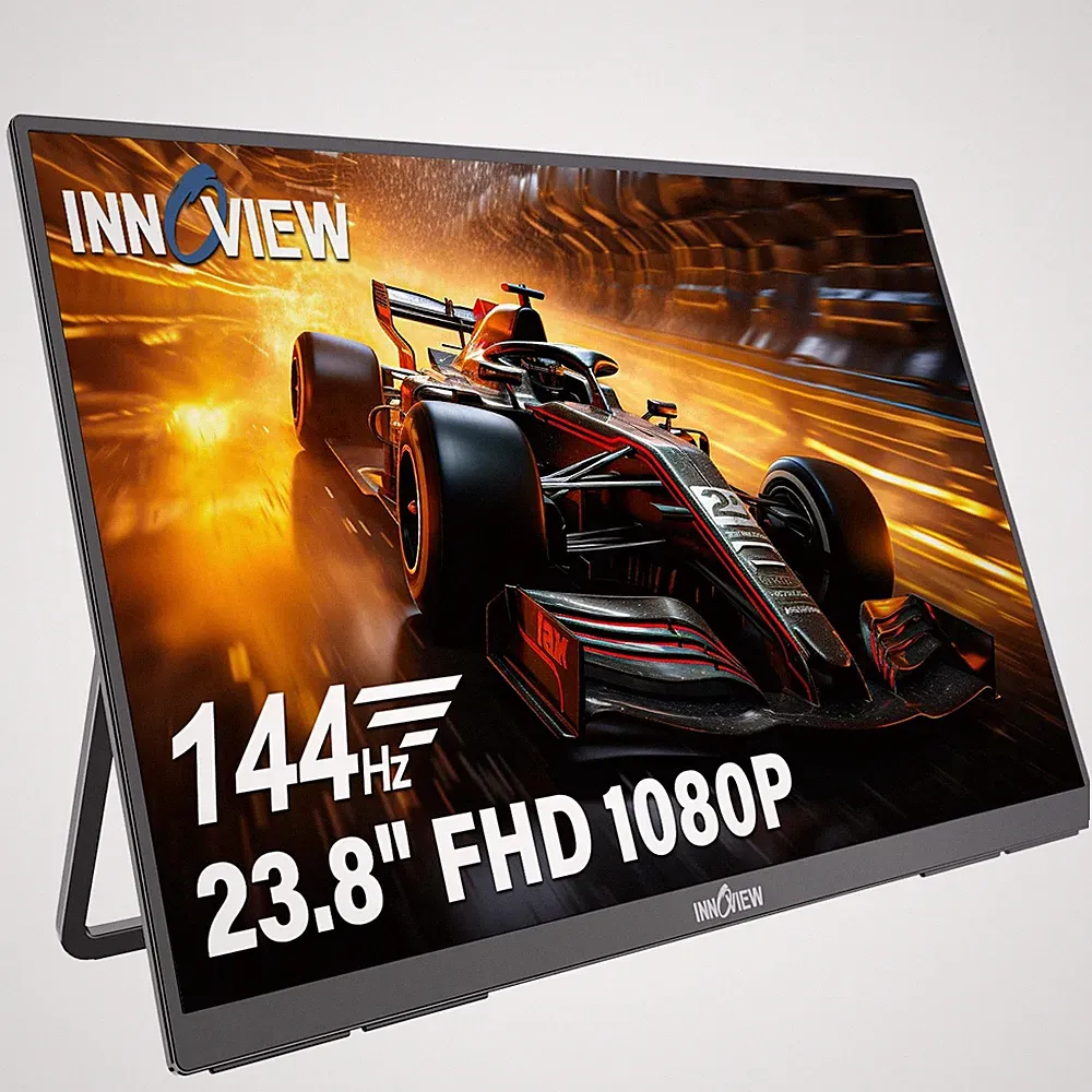 Large Portable Monitor 23.8inch FHD 1080P 144Hz USB-C, HDMI Computer Display...