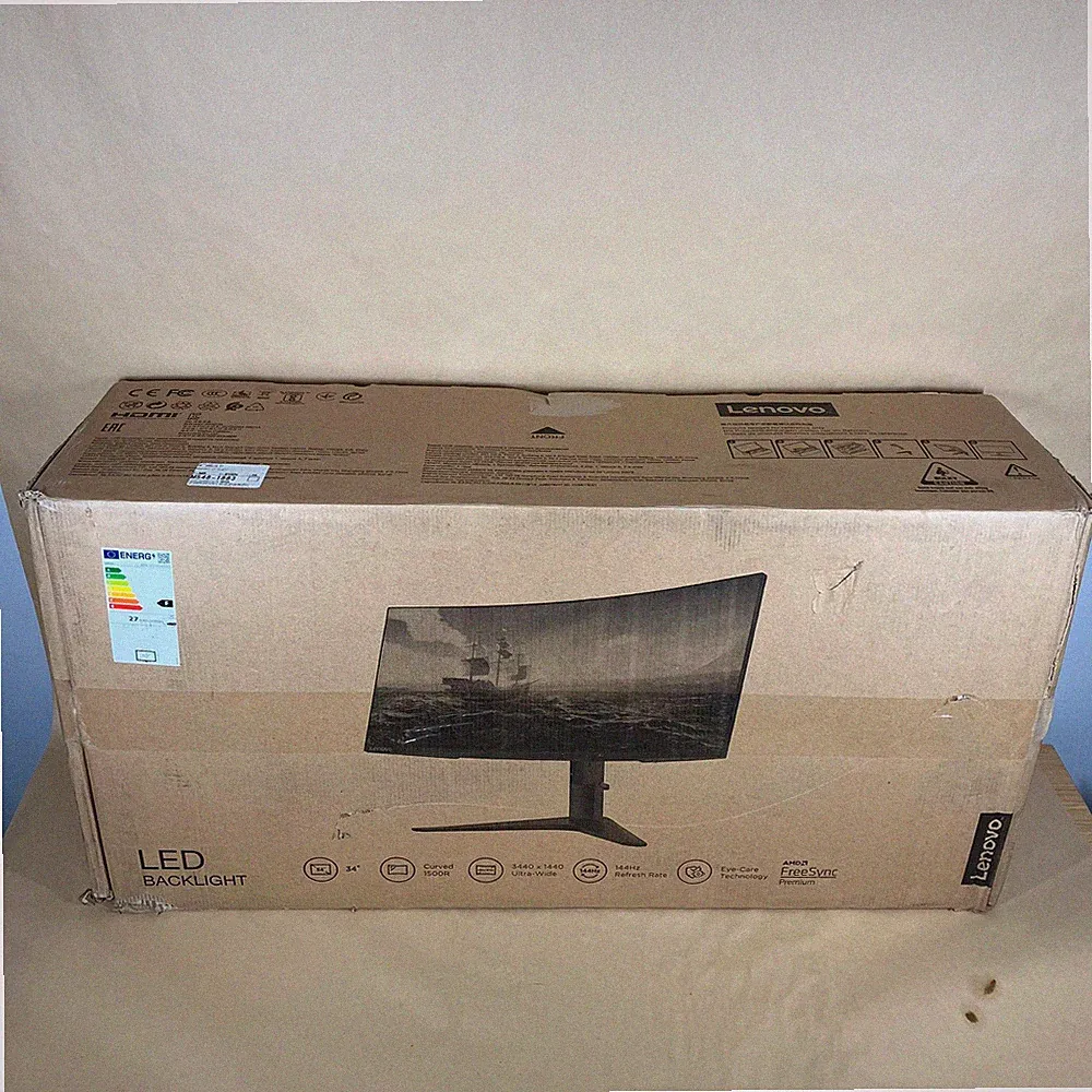 Lenovo 34" G34W-10 VA 144Hz Curved Panel Monitor