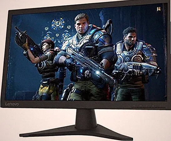Lenovo G24-10 23.6-inch Gaming Monitor, FHD, TN Panel, LED Backlit, NVIDIA G-SYN
