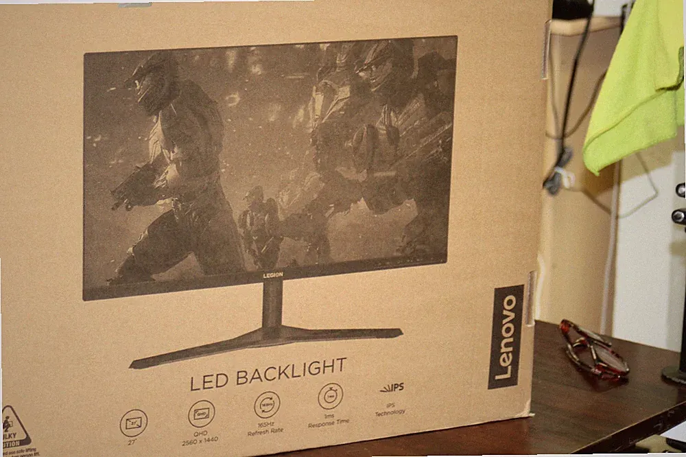 Lenovo G27q-20 27" QHD 165Hz Gaming Monitor – 1440p 1ms HDR Display