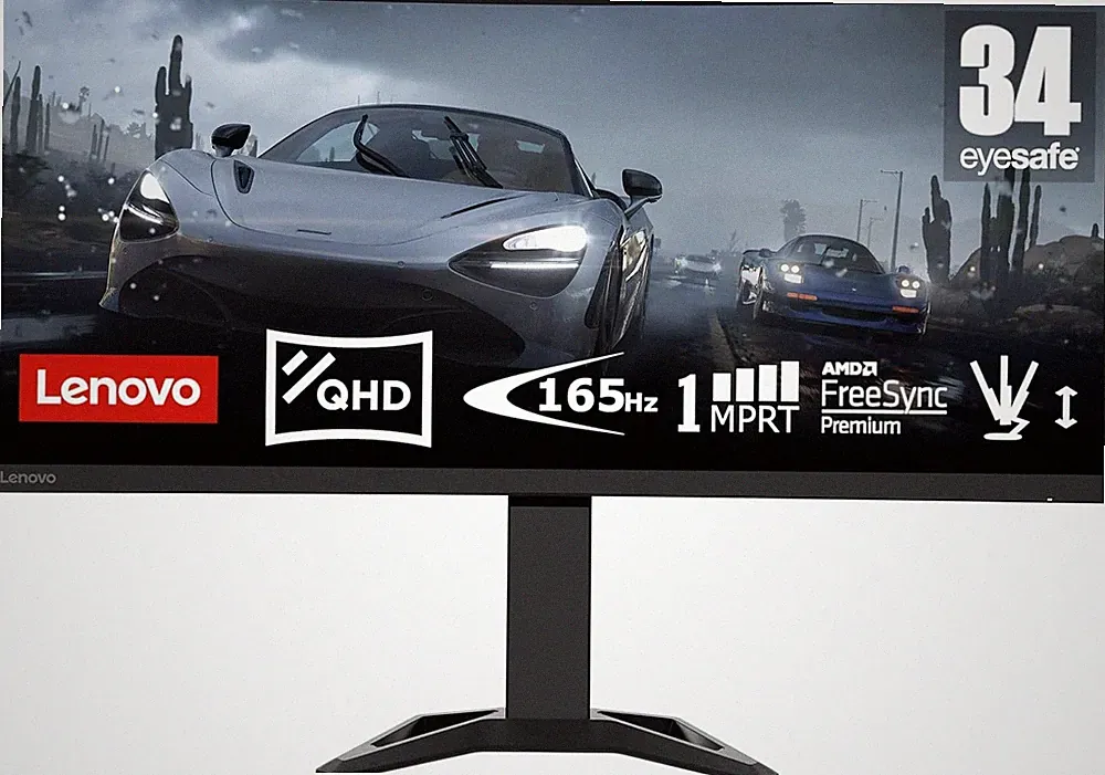 Lenovo G34w-monitor 86.4 cm (34") 3440 x 1440 UltraWide Quad HD LED Flat Black