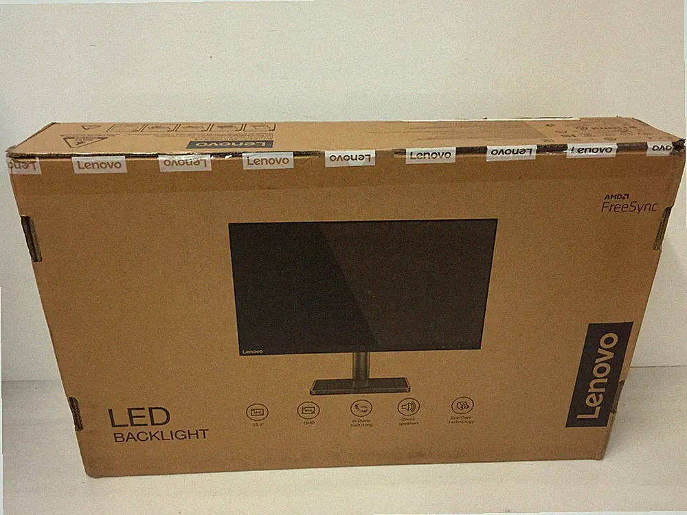 Lenovo L24q-35 23.8" QHD 1440p IPS Monitor AMD FreeSync Built-in Speakers