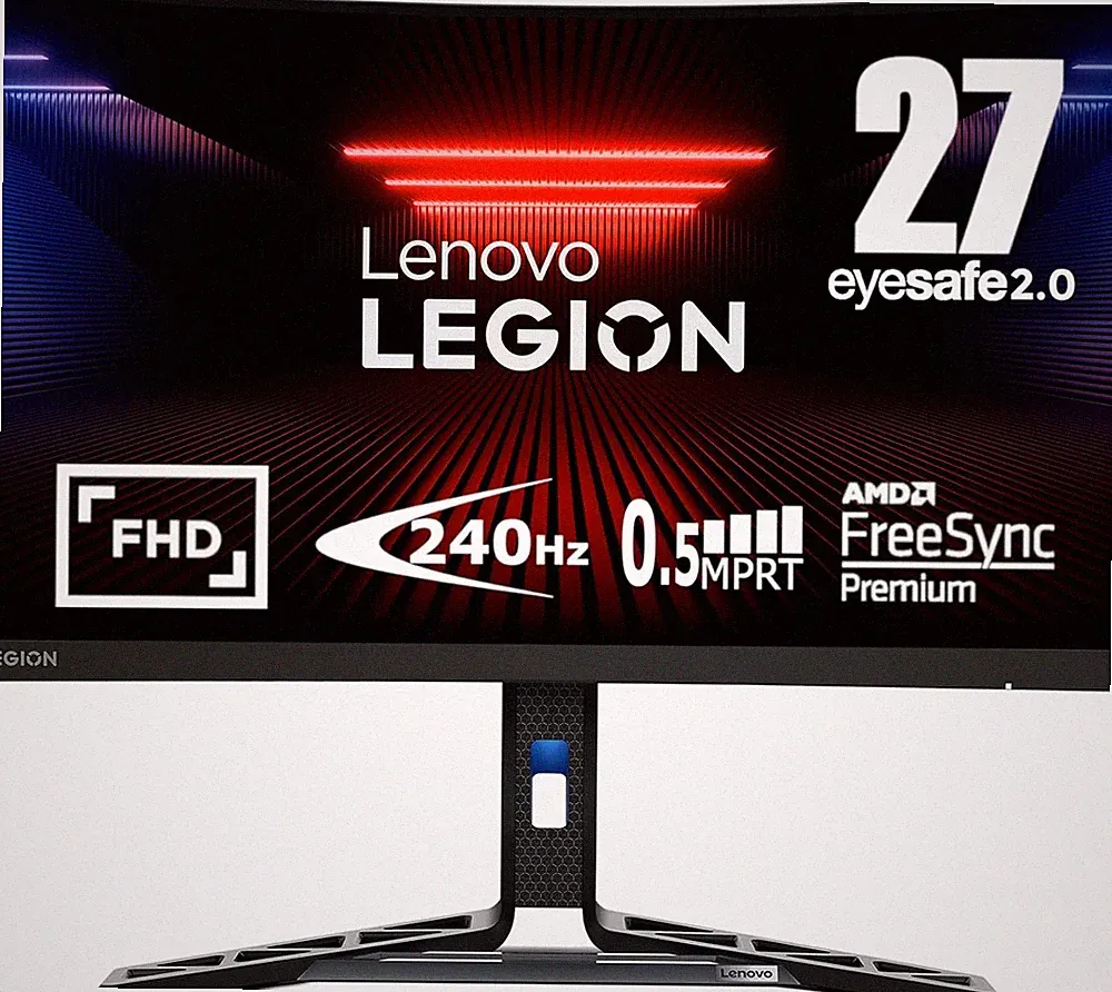 Lenovo Legion R27fc-30 Gaming Monitor, 27" FHD Curved, 280Hz, Raven Black