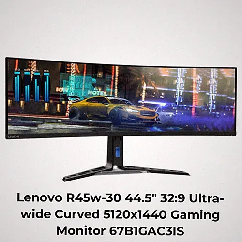 Lenovo R45w-30 44.5" 32:9 Ultra-wide Curved 5120x1440 Gaming Monitor 67B1GAC3IS