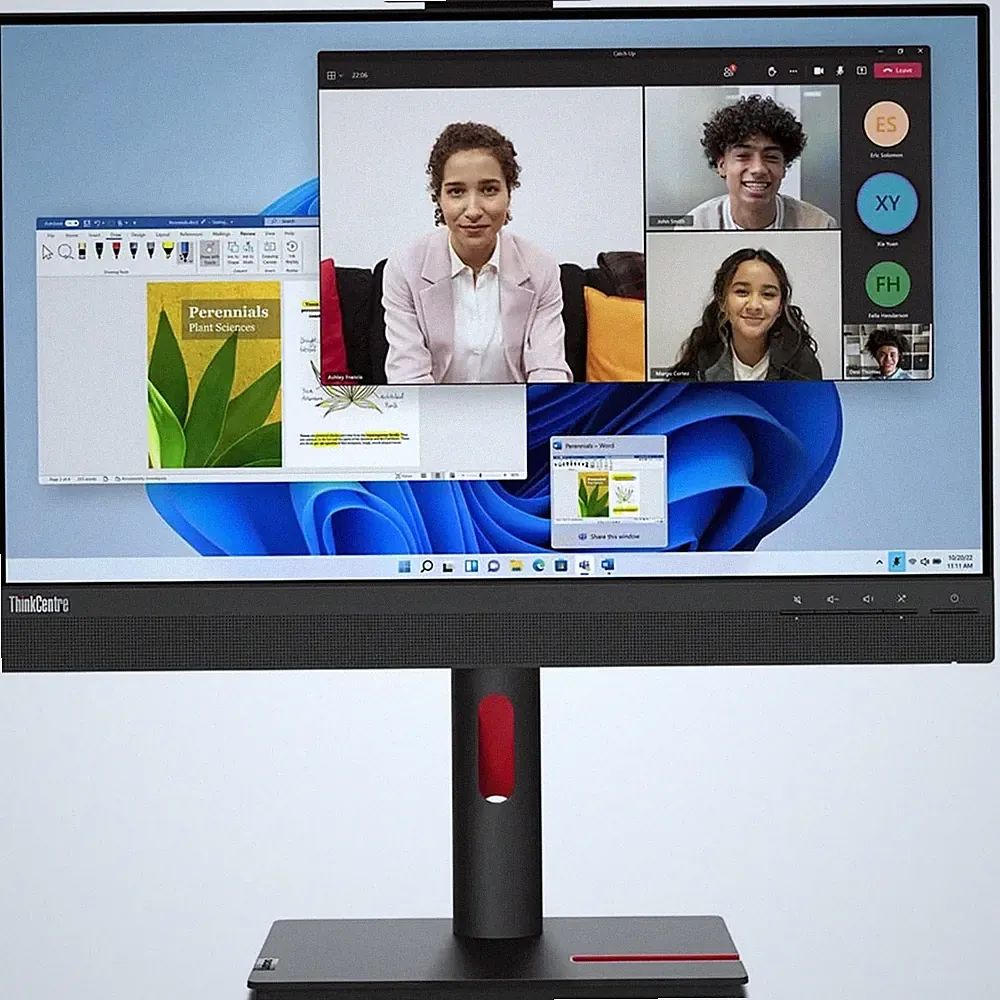 Lenovo ThinkCentre Tiny-In-One Gen 5 23.8" Touch Monitor - Webcam, Speakers