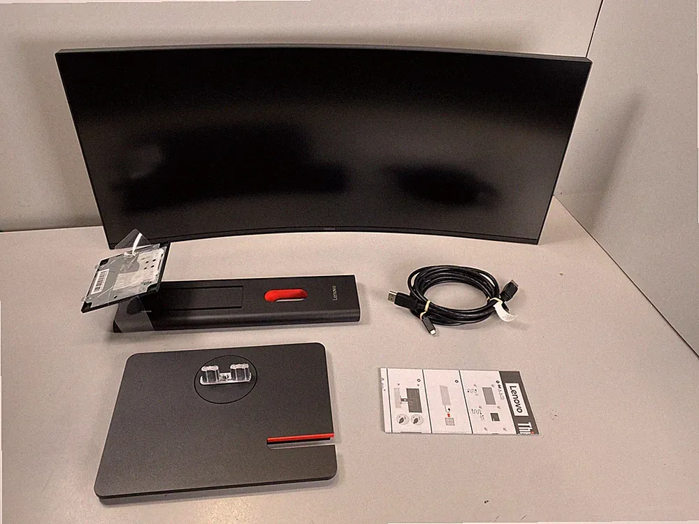 Lenovo ThinkVision T34WD-40 34" Class UW-QHD Curved Screen LED Monitor - 21:9