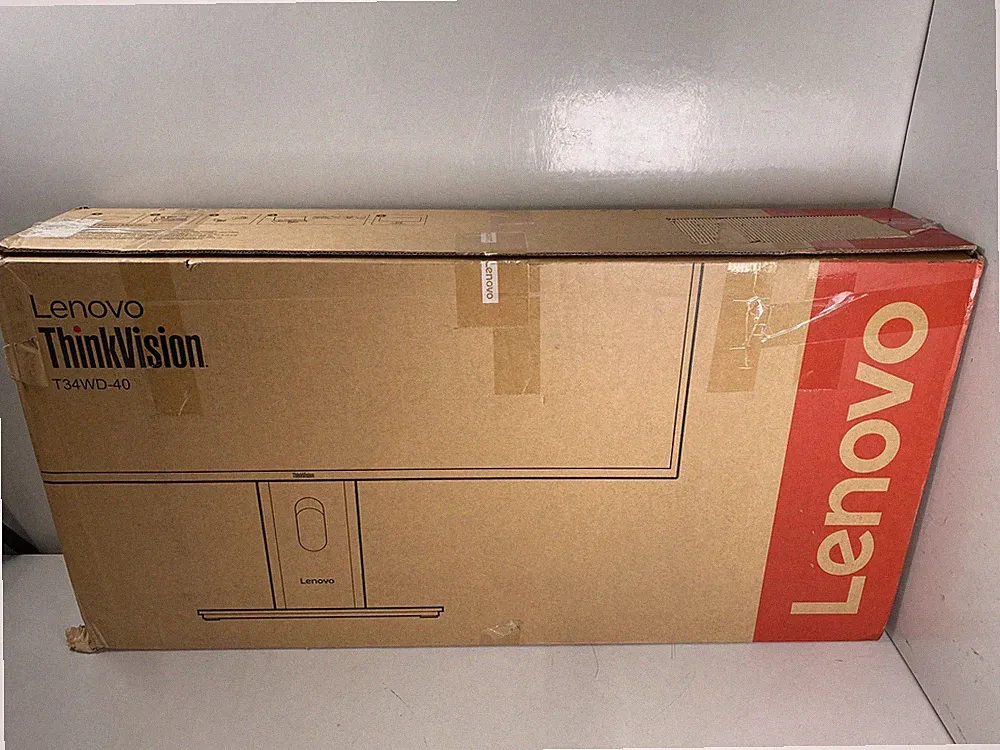 Lenovo ThinkVision (T34WD-40) 34" WQHD 120Hz LED Curved Monitor - Black