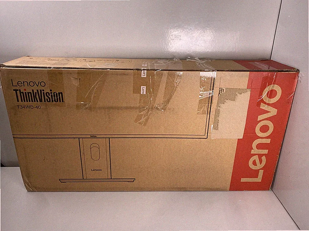 Lenovo ThinkVision (T34WD-40) 34" WQHD 120Hz LED Curved Monitor - Black