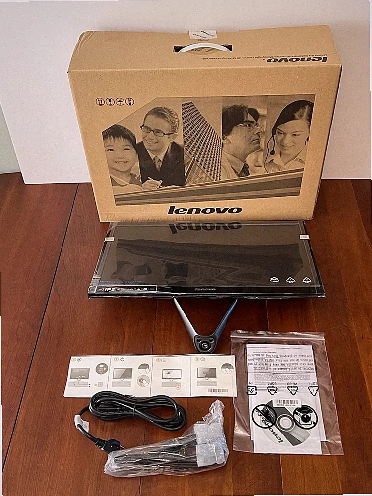 Lenovo Wide LED Monitor LI2221swA Open Box Black Unused 21.5” Computer Gaming