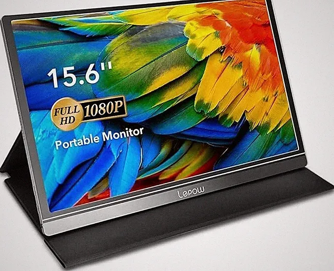 Lepow Z1-Silver 15.6" 1920×1080 Full HD IPS Computer Display for Gaming