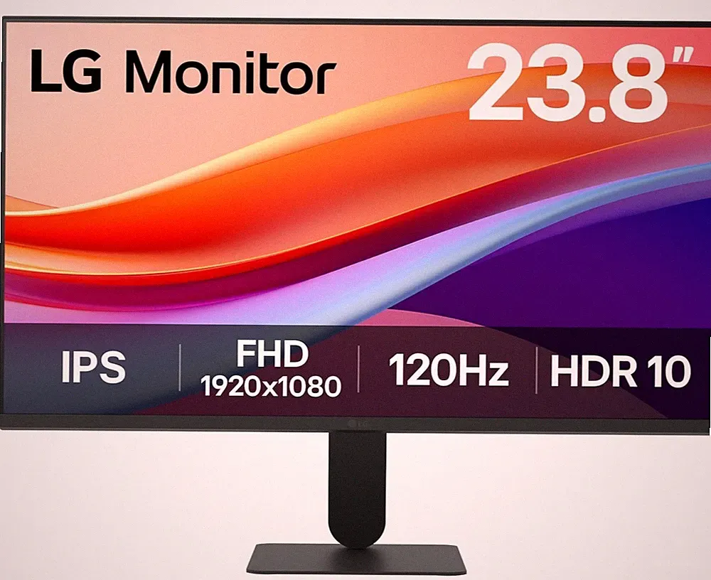 LG 24" 120Hz 1ms Gaming Monitor HDR10 sRGB 99% 1080p Slim Bezel