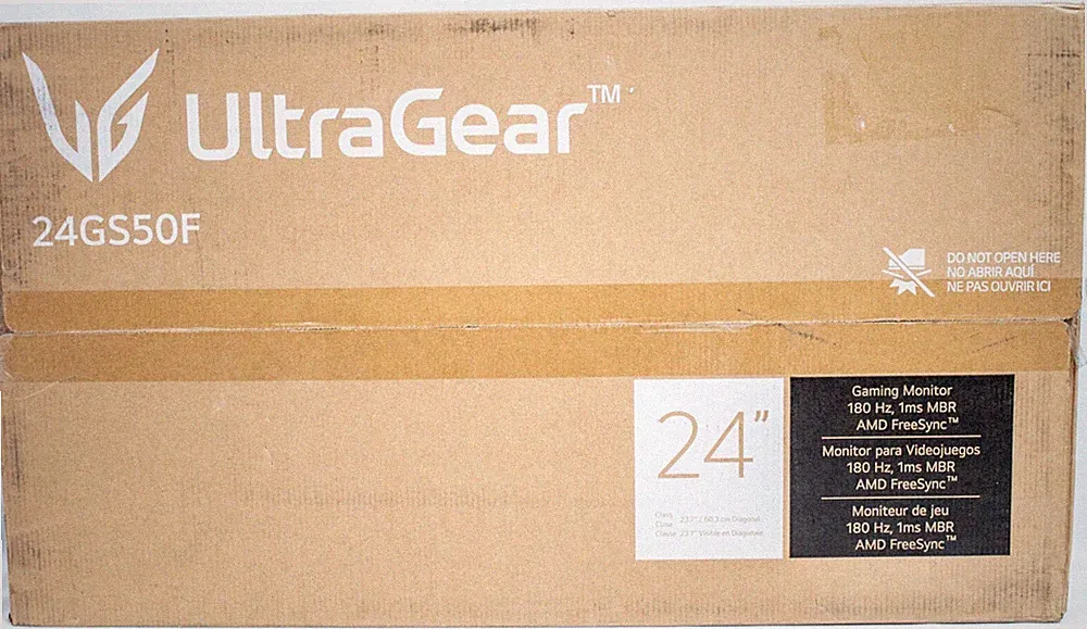 LG 24" (24GS50F-B.AUSQ) UltraGear FHD 180Hz Gaming Monitor