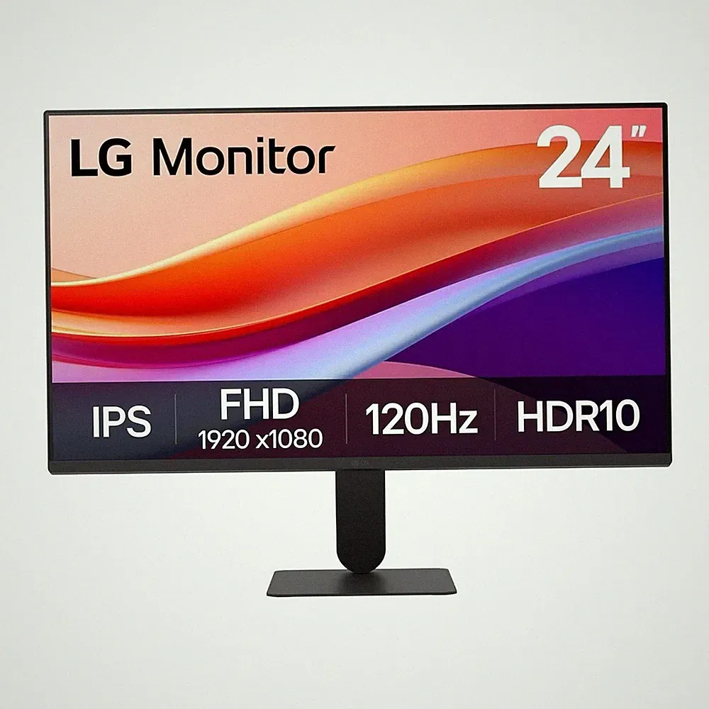 LG 24" 24U411A IPS FHD 120Hz HDR10 Monitor HDMI USB-C 1080p Gaming Monitor