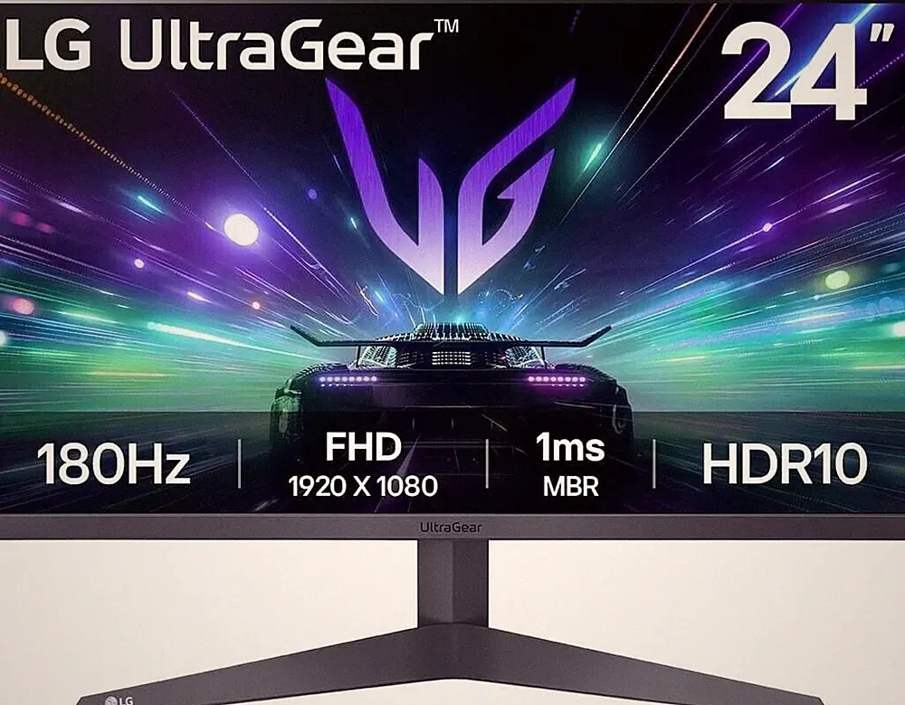 LG 24" UltraGear FHD 180Hz Gaming Monitor